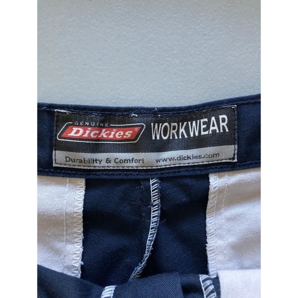DICKIES Navy Blue Flat Front 6 Pocket Cargo Shorts Size 30 RN# 20697 NWOT - Picture 4 of 6